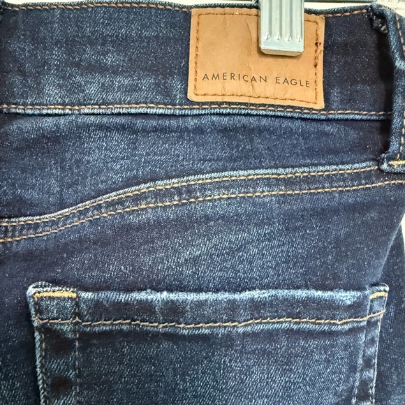 AMERICAN EAGLE DARK DENIM SHORTS - Picture 3 of 5